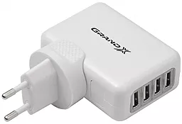Сетевое зарядное устройство Grand USB4 4.3A (CH-995) - миниатюра 4
