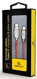 Кабель Cablexpert USB-A - Type-C 10.5w 1м cable Red (CC-USB2R-AMCM-1M-R) - мініатюра 2 Кабель Cablexpert USB-A - Type-C 10.5w 1м cable Red (CC-USB2R-AMCM-1M-R) - мініатюра 2