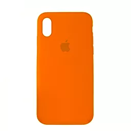 Чехол Silicone Case Full для Apple iPhone XR Orange
