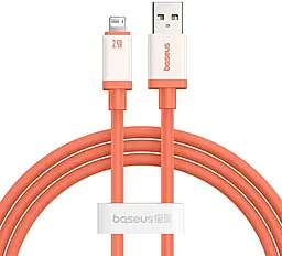 Кабель Baseus 0 Series USB-A - Ligtning 12w 2.4a 1м cable Orange (P10368803731-00) - фото Кабель Baseus 0 Series USB-A - Ligtning 12w 2.4a 1м cable Orange (P10368803731-00)