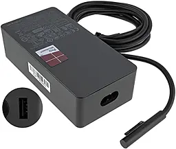 Блок питания для ноутбука Microsoft 15V, 6.3A, 102W, 6pin, (Surface Pro 5, Pro 6, Pro 4, Pro3, Book) Original - фото Блок питания для ноутбука Microsoft 15V, 6.3A, 102W, 6pin, (Surface Pro 5, Pro 6, Pro 4, Pro3, Book) Original