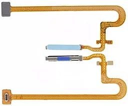 Шлейф Oppo A17 / A58 со сканером отпечатка пальца Lake Blue