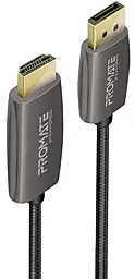Відеокабель DisplayPort - HDMI v2.0 4k 60hz 2m black (prolink-dp200 black) Promate - фото Відеокабель DisplayPort - HDMI v2.0 4k 60hz 2m black (prolink-dp200 black) Promate