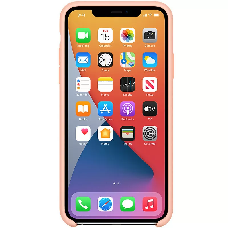 Чехол Silicone Case для Apple iPhone 11 Pro Max Grapefruit - фото 2