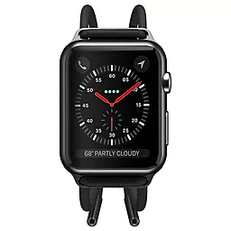 Ремінець для годинника Baseus Let's Go Cord Watch Strap For Apple Watch Series 38mm/40mm/41mm Grey&Yellow (LBAPWA4-AGY) - мініатюра 4