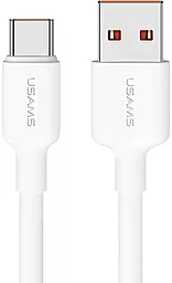 Кабель Usams SJ602 U84 USB-A - Type-C 15w 3a 2м cable White - фото Кабель Usams SJ602 U84 USB-A - Type-C 15w 3a 2м cable White