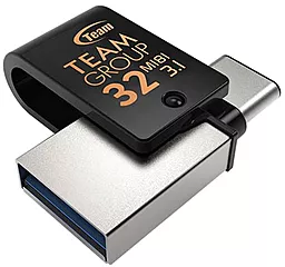 Флешка Team M181 32GB USB 3.1 Black (TM181332GB01) - миниатюра 2