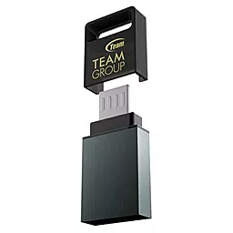 Флешка Team 16GB M151 Gray USB 2.0 OTG (TM15116GC01) - мініатюра 2