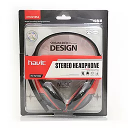 Навушники Havit HV-H2105d Black/Red - мініатюра 6