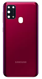 Задняя крышка корпуса Samsung Galaxy M31 2020 M315F со стеклом камеры Original Red