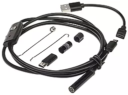 Ендоскоп цифровий EasyLife 640x480 IP67 USB-A / micro USB / USB-C - фото Ендоскоп цифровий EasyLife 640x480 IP67 USB-A / micro USB / USB-C