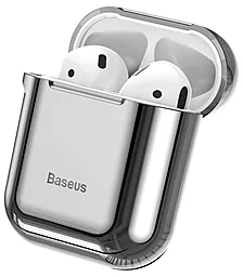 Защитный чехол для Apple AirPods Baseus Silver (ARAPPOD-A0S)