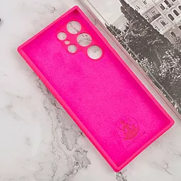 Чехол Lakshmi Silicone Cover Full Camera для Samsung Galaxy S24 Ultra Barbie Pink - миниатюра 2