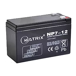 Аккумуляторная батарея Matrix 12V 7Ah (NP7-12)