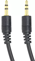 Аудио кабель PowerPlant AUX mini Jack 3.5mm M/M Cable 1 м чёрный (KD00AS1262)
