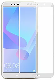 Защитное стекло 1TOUCH Full Glue Huawei Honor 7A Pro, Y6 2018, Y6 Prime 2018 (без упаковки) White