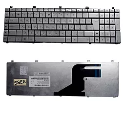 Клавіатура для ноутбуку Asus N55 / N75 Silver