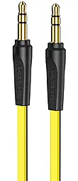 Аудіо кабель Borofone BL6 AUX mini Jack 3.5mm M/M Cable 2 м yellow