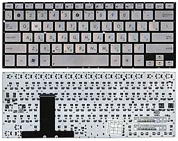 Клавіатура для ноутбуку Asus  срібляста