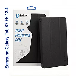 Чохол для планшету BeCover Smart Case для Samsung Galaxy Tab S7 FE 12.4 SM-T730/SM-T735/S8 Plus 5G SM-X800/SM-X806 Black (706699)