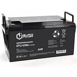 Акумуляторна батарея EuroPower 12v 65Ah (EP12-65M6)