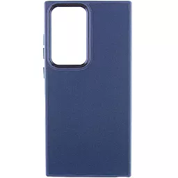 Чохол Epik Bonbon Leather Metal Style для Samsung Galaxy S23 Ultra Navy Blue