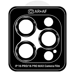 Защитное стекло ArmorStandart Pro для камеры Apple iPhone 16 Pro, iPhone 16 Pro Max Black Titanium (ARM81420) - фото Защитное стекло ArmorStandart Pro для камеры Apple iPhone 16 Pro, iPhone 16 Pro Max Black Titanium (ARM81420)