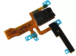 Шлейф Sony Xperia ZL L35h C6502 / L35i C6503 c роз'ємом навушників і мікрофоном Original - фото Шлейф Sony Xperia ZL L35h C6502 / L35i C6503 c роз'ємом навушників і мікрофоном Original
