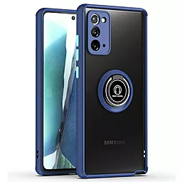 Чехол Deen Color Edging Ring Samsung N980 Galaxy Note 20 Blue