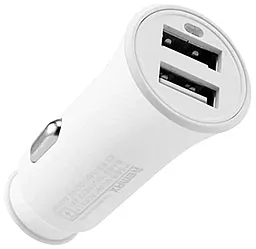 Автомобільний зарядний пристрій Remax RCC-217 2.4a 2xUSB-A ports car charger + 3-in-1 USB-A to USB-C/micro USB/Lightning cable white (RCC-217) - мініатюра 3 Автомобільний зарядний пристрій Remax RCC-217 2.4a 2xUSB-A ports car charger + 3-in-1 USB-A to USB-C/micro USB/Lightning cable white (RCC-217) - мініатюра 3