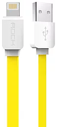 Кабель USB Rock Lightning для Apple iPhone Yellow