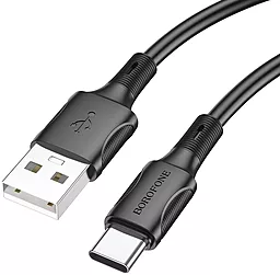 Кабель USB Borofone BX80 Succeed 3a Type-C Cable Black