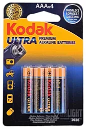 Батарейки Kodak AAA / LR03 ULTRA Premium 4шт