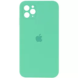 {"ru": "Чехол", "uk": "Чохол"} Silicone Case Full Camera Square для Apple iPhone 11 Pro Spearmint