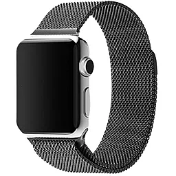 Сменный ремешок для умных часов Milanese Loop Design для Apple Watch 42/44/45/49 mm Space Grey