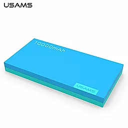 Повербанк Usams US-CD01 10000 mAh Blue - фото Повербанк Usams US-CD01 10000 mAh Blue