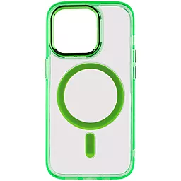 Чехол Epik Iris with MagSafe для Apple iPhone 13 Pro Max Light Green