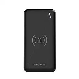 Повербанк Awei P59K Wireless 10000 mAh Black - фото Повербанк Awei P59K Wireless 10000 mAh Black