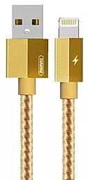 Кабель USB Remax Gefon Lightning Cable Gold (RC-110i)