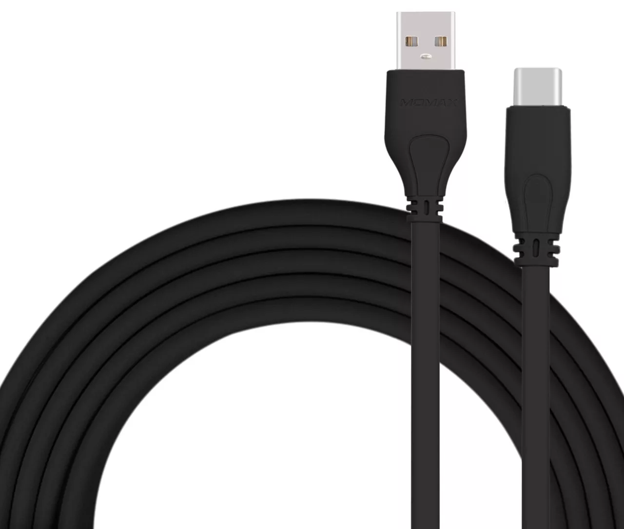 Кабель Momax Go Link USB-A - Type-C 12w 2.4a 1м cable Black (DTA7D) - фото 2