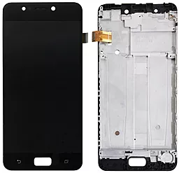 Дисплей Asus ZenFone 4 Max ZC520KL (X00HD) с тачскрином и рамкой, оригинал, Black - фото Дисплей Asus ZenFone 4 Max ZC520KL (X00HD) с тачскрином и рамкой, оригинал, Black