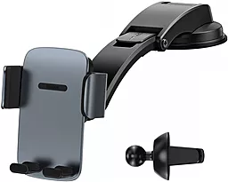 Тримач Baseus Easy Control Pro Clamp Car Mount Holder A Set Black (SUYK010014) - фото Тримач Baseus Easy Control Pro Clamp Car Mount Holder A Set Black (SUYK010014)