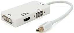 Видео конвертер Mini Display Port - HDMI / VGA / DVI 4k 30hz 0.3m white (YT-C-mnDP(M) / HDMI / VGA / DVI) EasyLife - фото Видео конвертер Mini Display Port - HDMI / VGA / DVI 4k 30hz 0.3m white (YT-C-mnDP(M) / HDMI / VGA / DVI) EasyLife