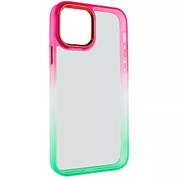 Чохол Epik TPU+PC Fresh sip series для Apple iPhone 12 Pro Max Light Green / Pink