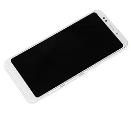 Дисплей Xiaomi Redmi 5 Plus с тачскрином и рамкой, оригинал, White - миниатюра 2
