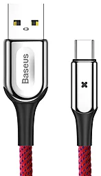 Кабель Baseus X-Type Light USB-A - Type-C 15w 3a 1м cable Red (CATXD-A09) - фото Кабель Baseus X-Type Light USB-A - Type-C 15w 3a 1м cable Red (CATXD-A09)