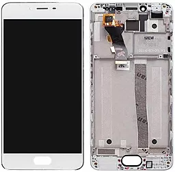 Дисплей Meizu M3s, M3s mini (Y685) с тачскрином и рамкой, оригинал, White - фото Дисплей Meizu M3s, M3s mini (Y685) с тачскрином и рамкой, оригинал, White
