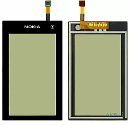 Сенсор (тачскрин) Nokia 5250 (original) Black - фото Сенсор (тачскрин) Nokia 5250 (original) Black