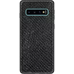 Чехол BoxFace Leather Case Samsung G973 Galaxy S10 Snake Black (35853-lc5)
