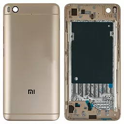 Задняя крышка корпуса Xiaomi Mi5s, Original Gold